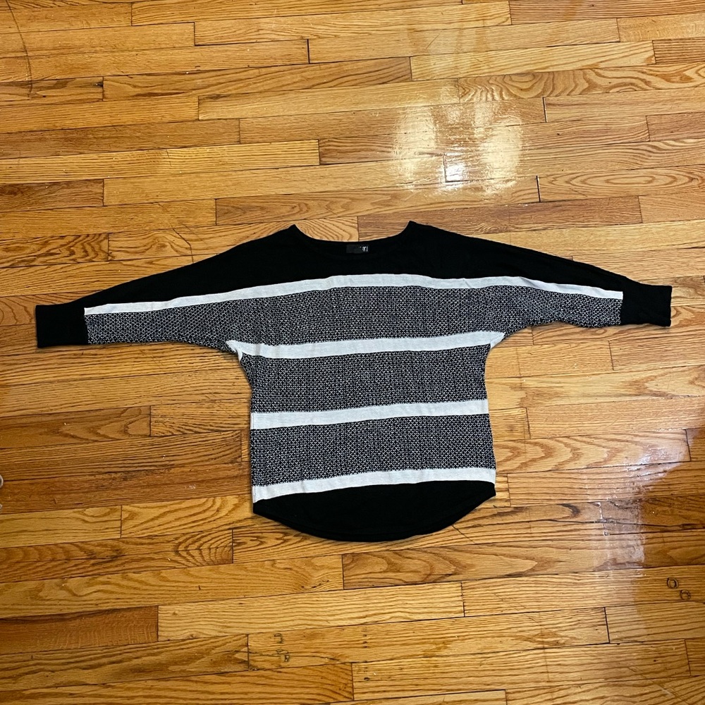 Casual B&W sweater
